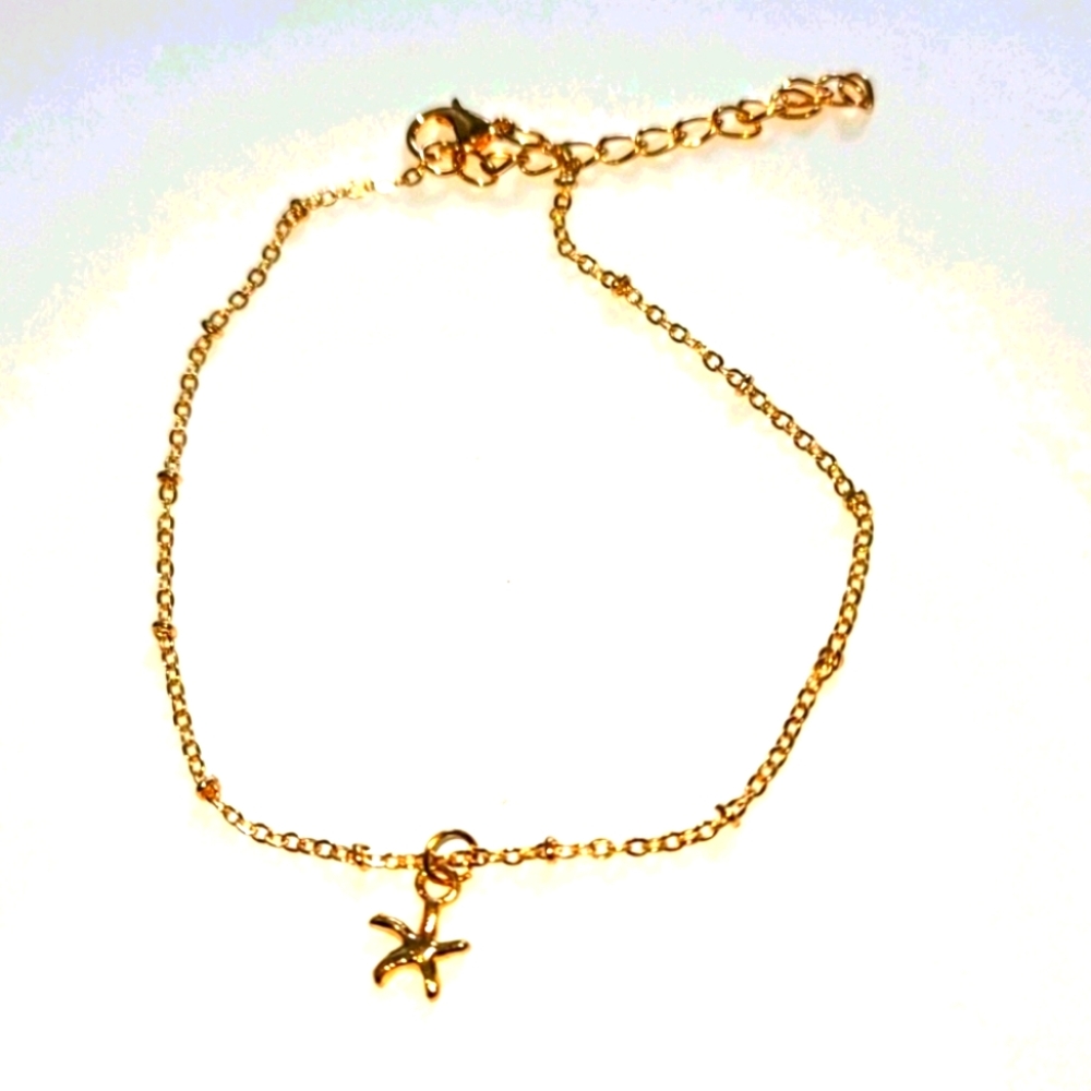 Vintage Gold Starfish Anklet/Bracelet
